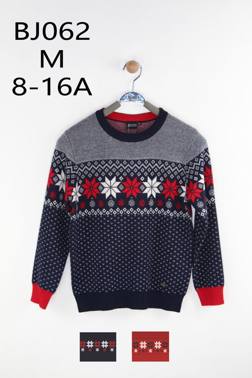 Picture of BJ062 CLASSIC BOYS SWEATER IN SOFT AND WARM MATERIAL